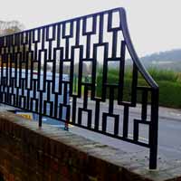 Bespoke ornate railings and gates